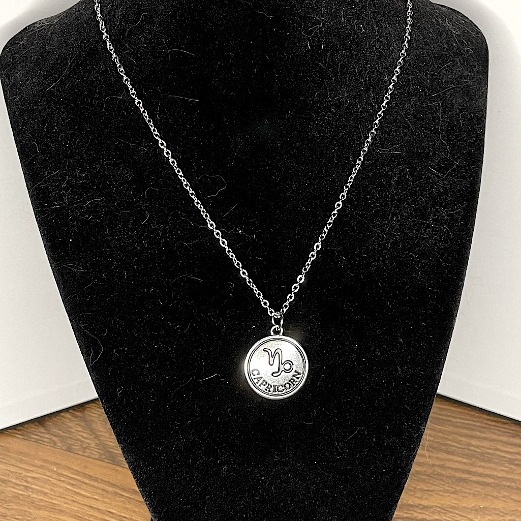 Handmade Capricorn Pendant Necklace